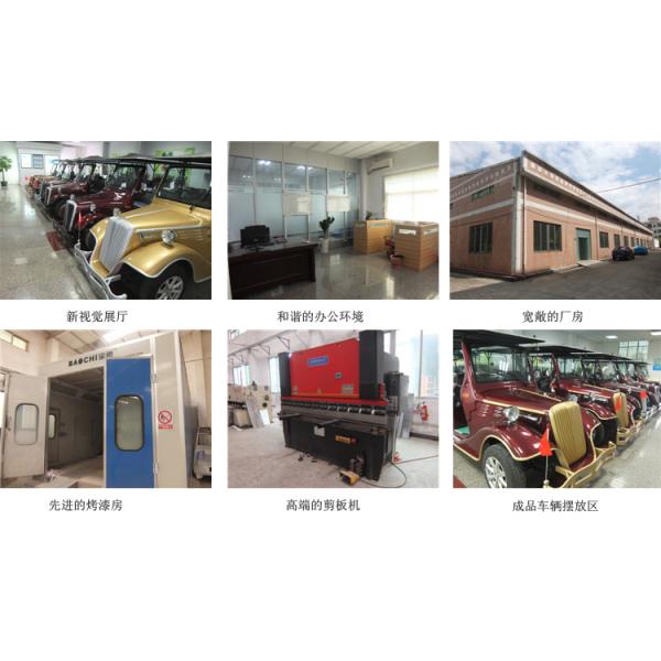 4 Wheel 72V AC Motor Left Drive Classic Golf Cars Electric MIni Vehicle 11 Persons Payload