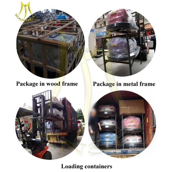 Hansel luna park children ride on electric cars battery remote control amusement park car