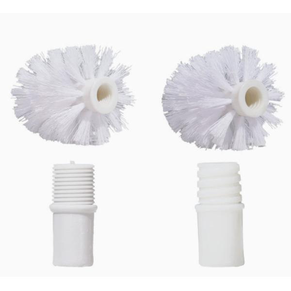 Plastic Toilet Brush Head Replacement With Bristle Color For Kitchen And Bathroom Cleaning