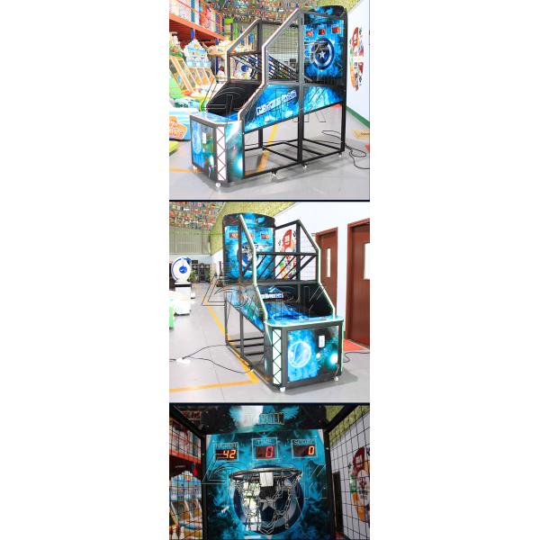 1-2 Players Basketball Shot Machine / Redemption Ticket Machine