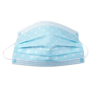 Low Breath Resistance Child Friendly Face Masks , Kids Medical Mask Flat Fold