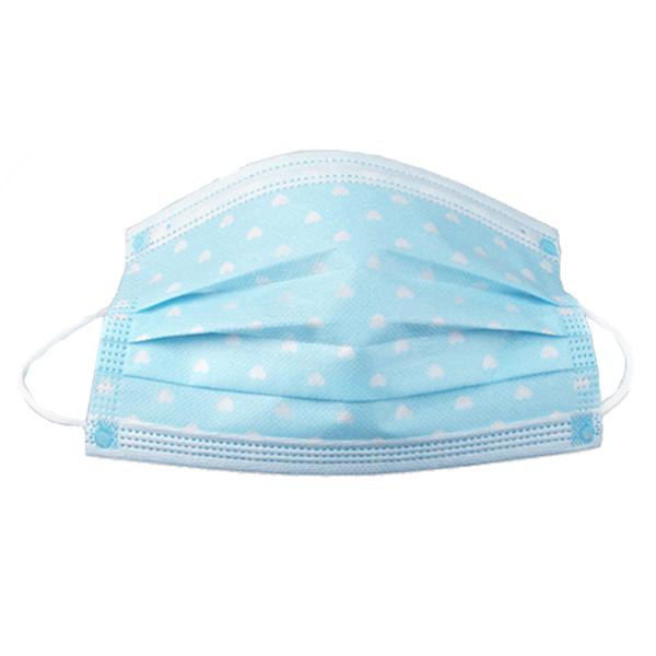 Quality Low Breath Resistance Child Friendly Face Masks , Kids Medical Mask Flat Fold for sale