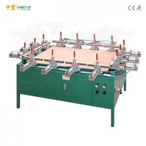 China Aluminium Alloy 30N/CM Pneumatic Automatic Screen Stretching Machine wholesale