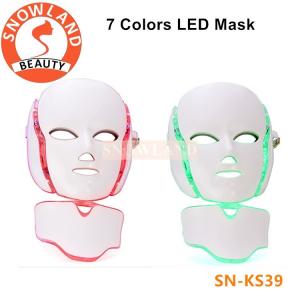 China Good effect!7 color led light therapy facial mask/pdt facial mask price on sale