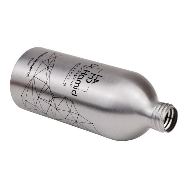 Silkscreen 100ml-500ml Aluminium Bottle Empty Lash Shampoo Bottles ODM