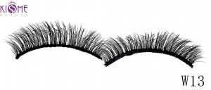 China Premium Shimmery Natural Silk Lashes Comfortable Handcrafted For Party Makeup wholesale