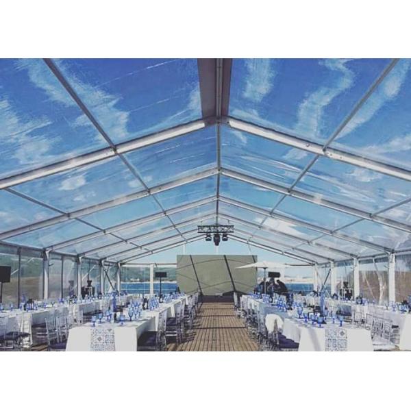 PVC Fabric Aluminium 25m Transparent Marquee Tent