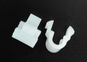 China Customized Plastic Injection Molding Products 5mm White Plastic U Clamp wholesale