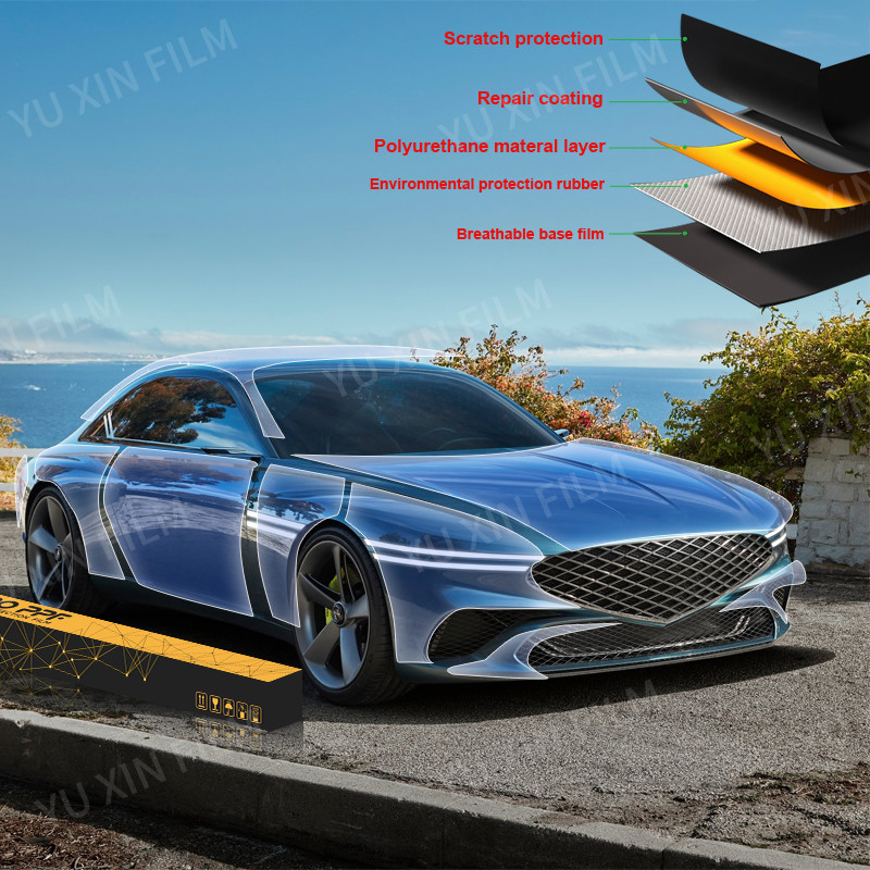 Quality Seamless Wrap Clear PPF Paint Protection Film Agutec Material PPF TPU Roll Heat Rejection for sale