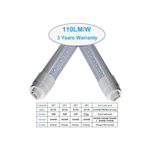 G13 7ft Integrated Led Tube Light T8