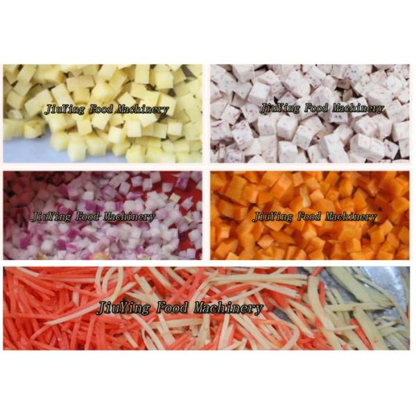 Multifunctional Vegetable Processing Equipment / Potato Chips Cutter Strip French Fries Making Machine