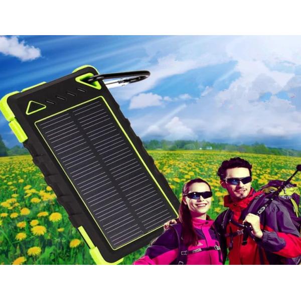 8000mAh Portable Solar Panel Charger External Battery Power Bank Backup for iPhone 6 5S 5C
