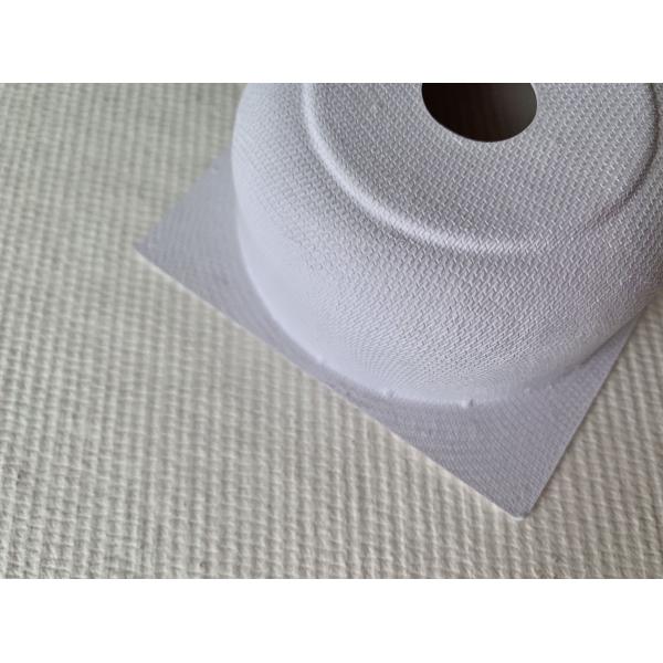 Ripple Texture Paper Pulp Moulded Trays Fibre Wet Press Sustainable Recycled Pulp Paper