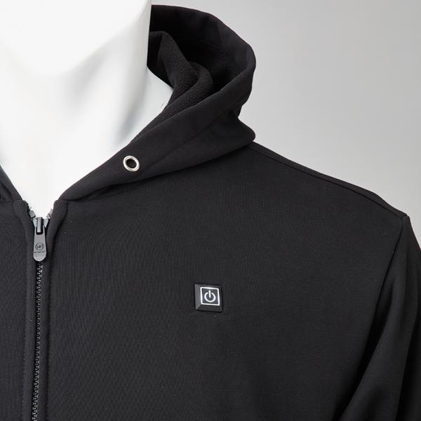 Black High Visibility Electric Heated Jacket Polyester S-3XL