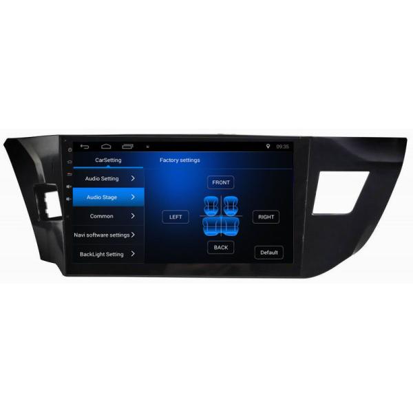 Ouchuangbo Quad Core Android 8.1 for Toyota Levin 2014 support Stereo Receiver GPS Navigation Sat Navi Mirror Link