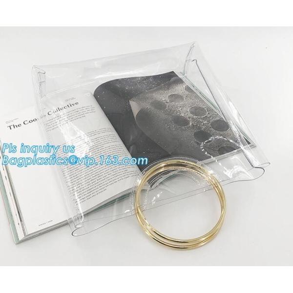 pvc shoulder bag girls one shoulder bag for college, transparent handbag tote shoulder PVC sling clear vinyl beach bag