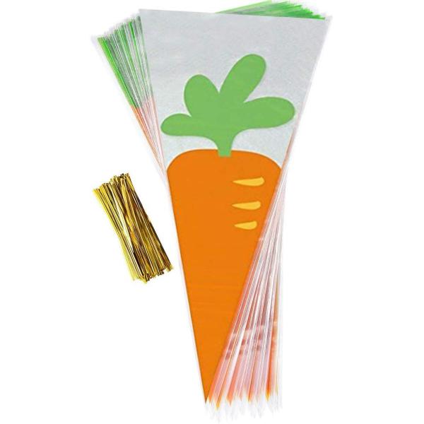 Transparent Cellophane Gift Wrap Bags For Thanksgiving / Birthday Party