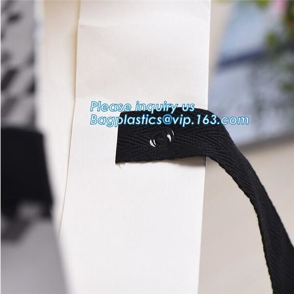 Custom Your Own Logo Design Printed Durable Shopping Carrier Packing 210Gsm Clothes Art Coated Paper Bag, bagease packag