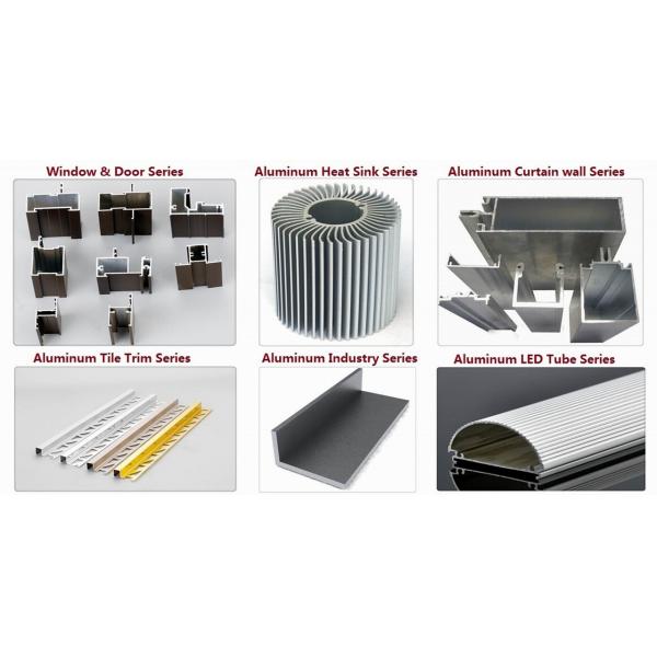 6063/6061 Wooden Grain Aluminum Window & Door Extrusion Profiles