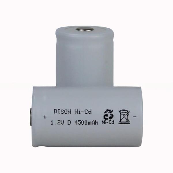 Emergency Lighting Nickel Cadmium Rechargeable Battery 1.2V 4.5ah 70C High Temperature