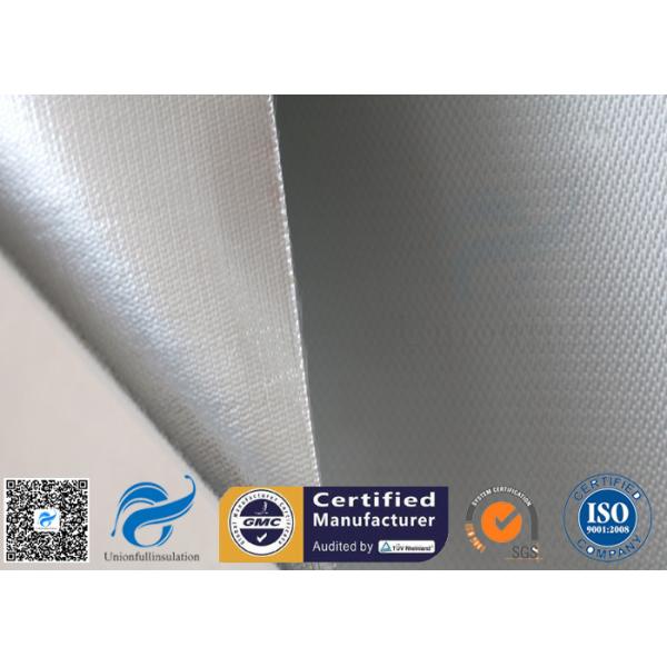 0.43mm Heat Reflective Silver Plated Fabric Aluminum Foil Fiberglass Cloth
