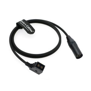 China XLR 4 Pin Male To D-Tap Female Power Cable Conversion Cable For Gold Mount V Mount Battery 1M/39.4inches on sale