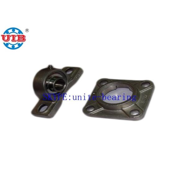 Low Noise SSF204 Bearing Housing Types , Stainless Steel High Precision Bearing Housing