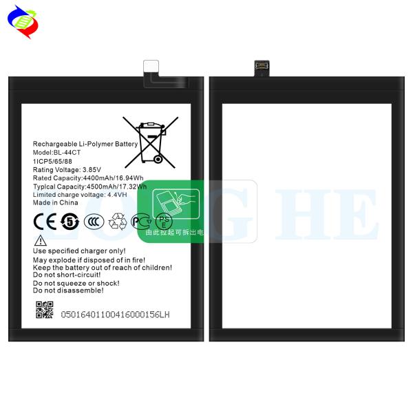 Rechargeable Silver BL-44CT Battery for Tecno Camon 16 Premier/CE9 Phone 4500mAh