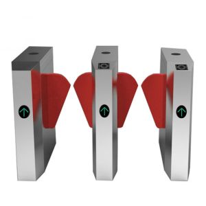 Optical Smart Pedestrian Barrier Gate Entrance Sliding Electronic Turnstile