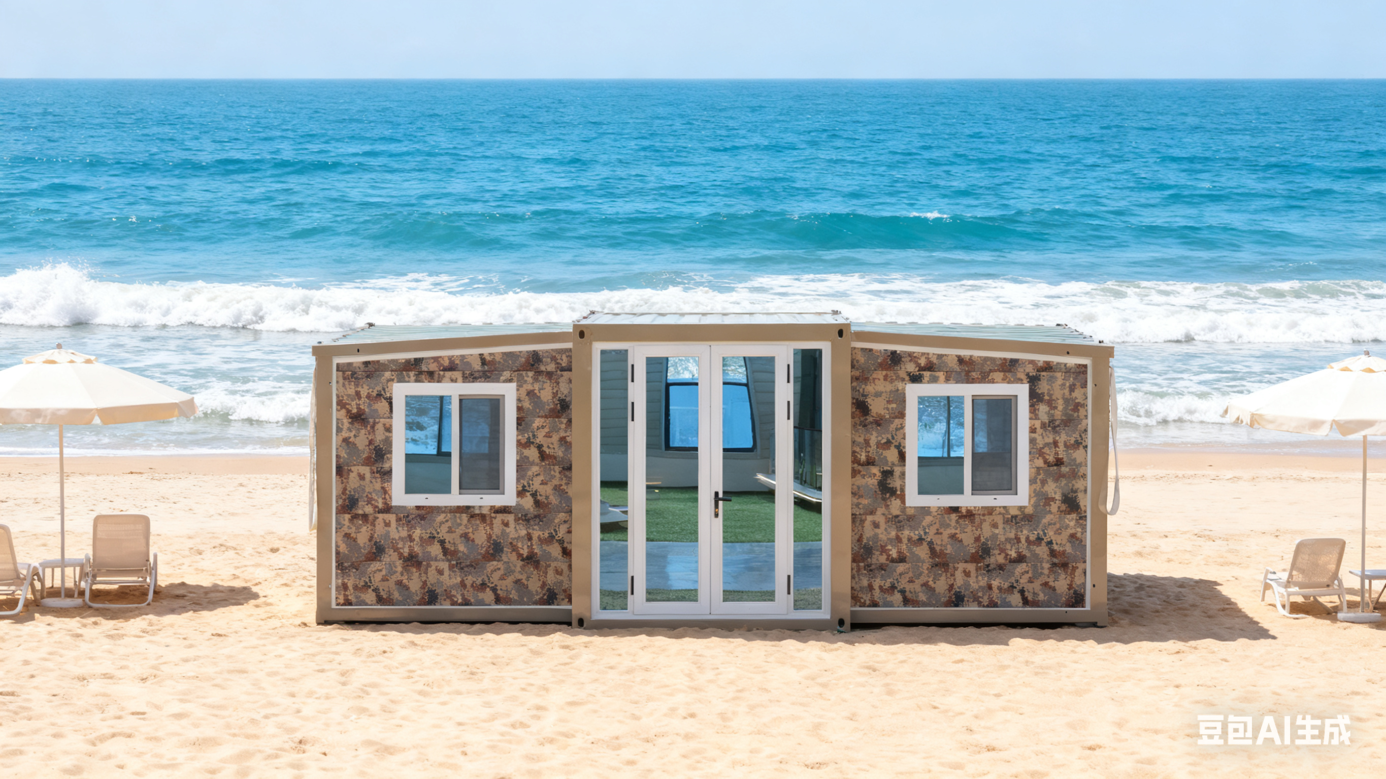 China Foldable 20ft Container Customizable Double Slope Roof Easy to Ship wholesale