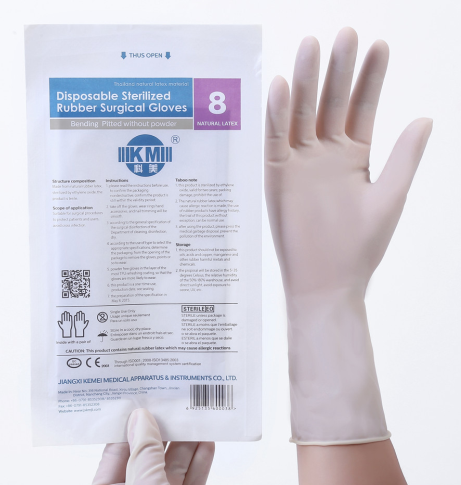 8 Mil Hand Care Disposable Powder Free Blue Nitrile Gloves With Grip