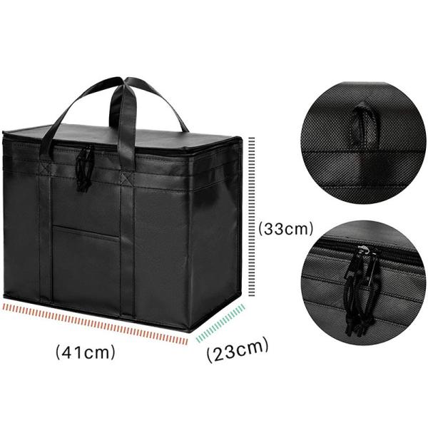Quality Black Refrigerated Insulation Cooler Bag Cold With EPE Foil for sale