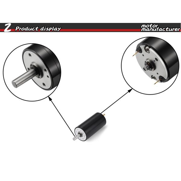 Faradyi Custom Coreless Brushed Motor 12V 24V High Speed Low Noise Coreless 35*70mm DC Brush Motor For Machine