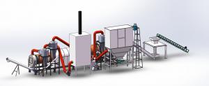 China Efficient Carbonization Kiln With Cyclone Dust Collector For Pollution Free Operation wholesale