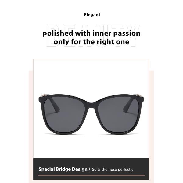 Women'S Large Metal Sunglasses Anti Ultraviolet Anti Reflective CE