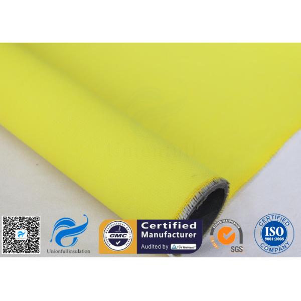 Yellow High Temperature Lightweight Fiberglass Cloth For Waterproofing 530gsm 127cm