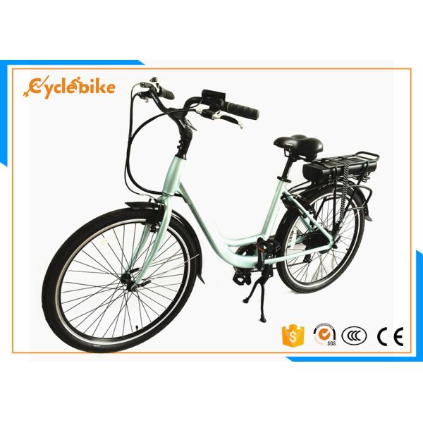 Custom Ladies Electric Bike 25km/H , Electric Assist Bike Bicycle With Electric Motor