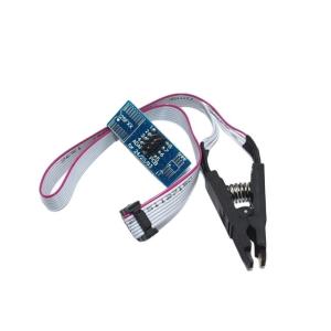 China For SOIC8 SOP8 Flash Chip IC Test Clip with SPI Cable Programmer TL866A/C Wide SOP16 Pitch 1.27mm Programming Clip wholesale