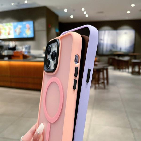 Custom Magsafe Phone Case Matte Transparent Mobile Covers Scratch Resistant