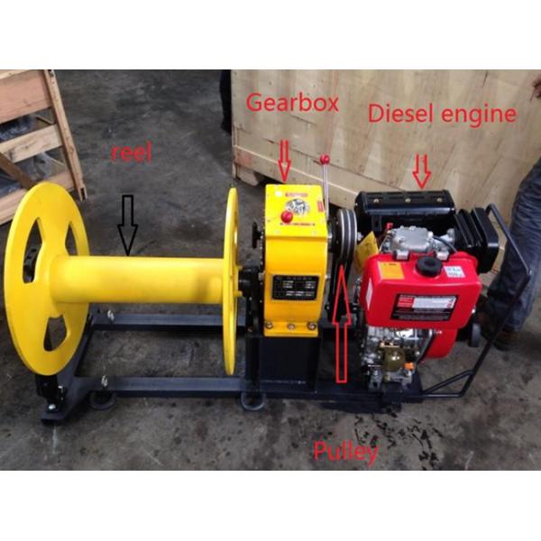 50kN Transmission Line Stringing Tools Cable Pulling Winch
