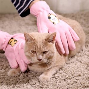Buy cheap Pink Professional Pet Grooming Gloves Bath Cleaning Glove For Cat / Dog from wholesalers