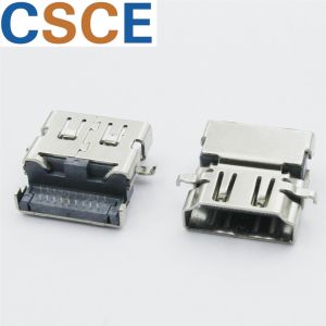 Gold Plated 90 Degree HDMI Connector , High Wearing Right Angle HDMI Connector