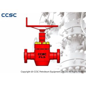 China CCSC Large Diameter Gate Valves , API 6A Approved Pressure Seal Gate Valve on sale