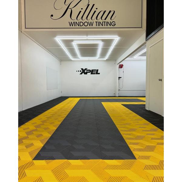 Indoor Plastic Floor Tiles Garage 40x40cm Garage Flooring Plastic Tiles