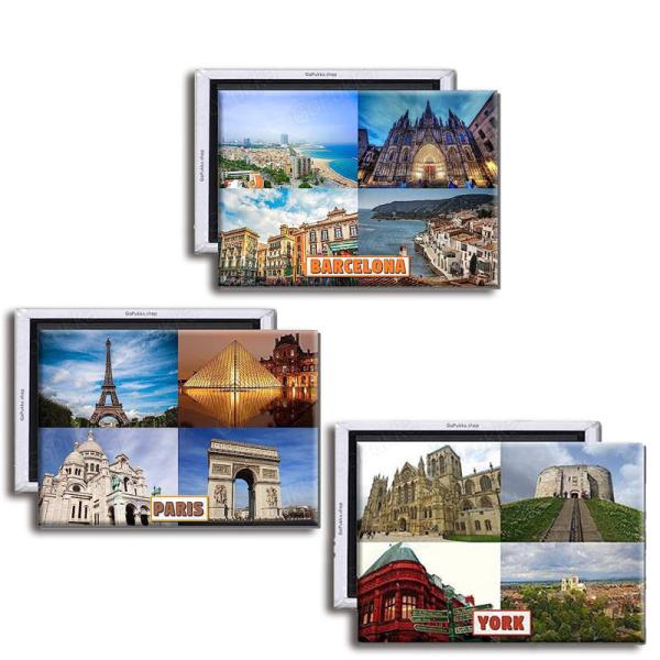 Custom Design 3D Metal Photo Fridge Magnet Tinplate Refrigerator Fridge Magnets