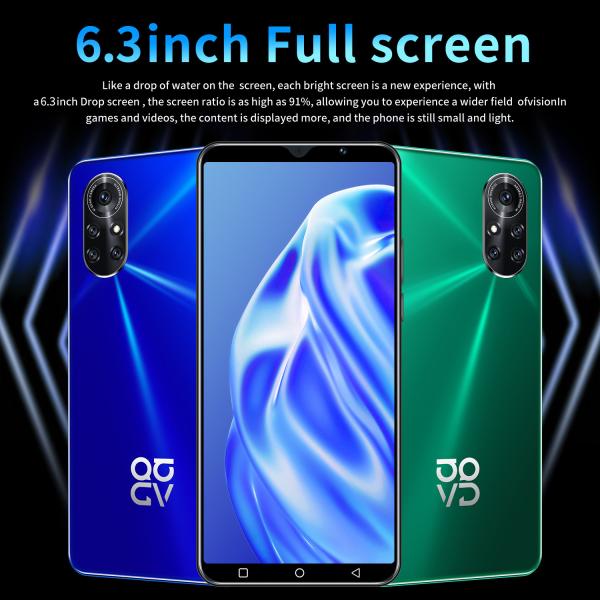 Nowa8 Pro 6.3 Inch Face Unlock Phones 256GB 4G 5G Original Smartphone Android 10.0