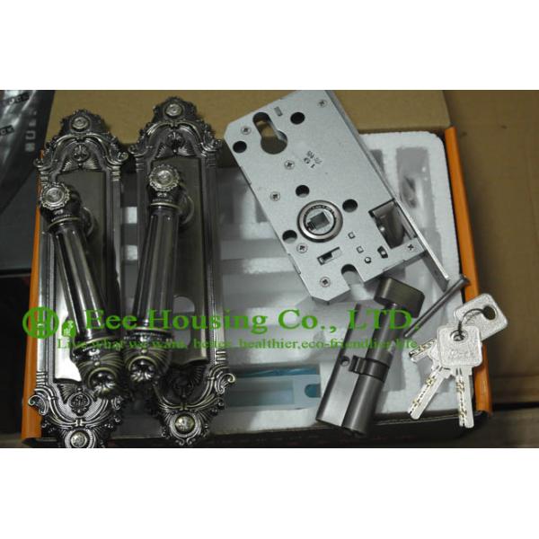 European style Entrance Villa Door Lock, double bolts mortise lock , Antique Brass finish