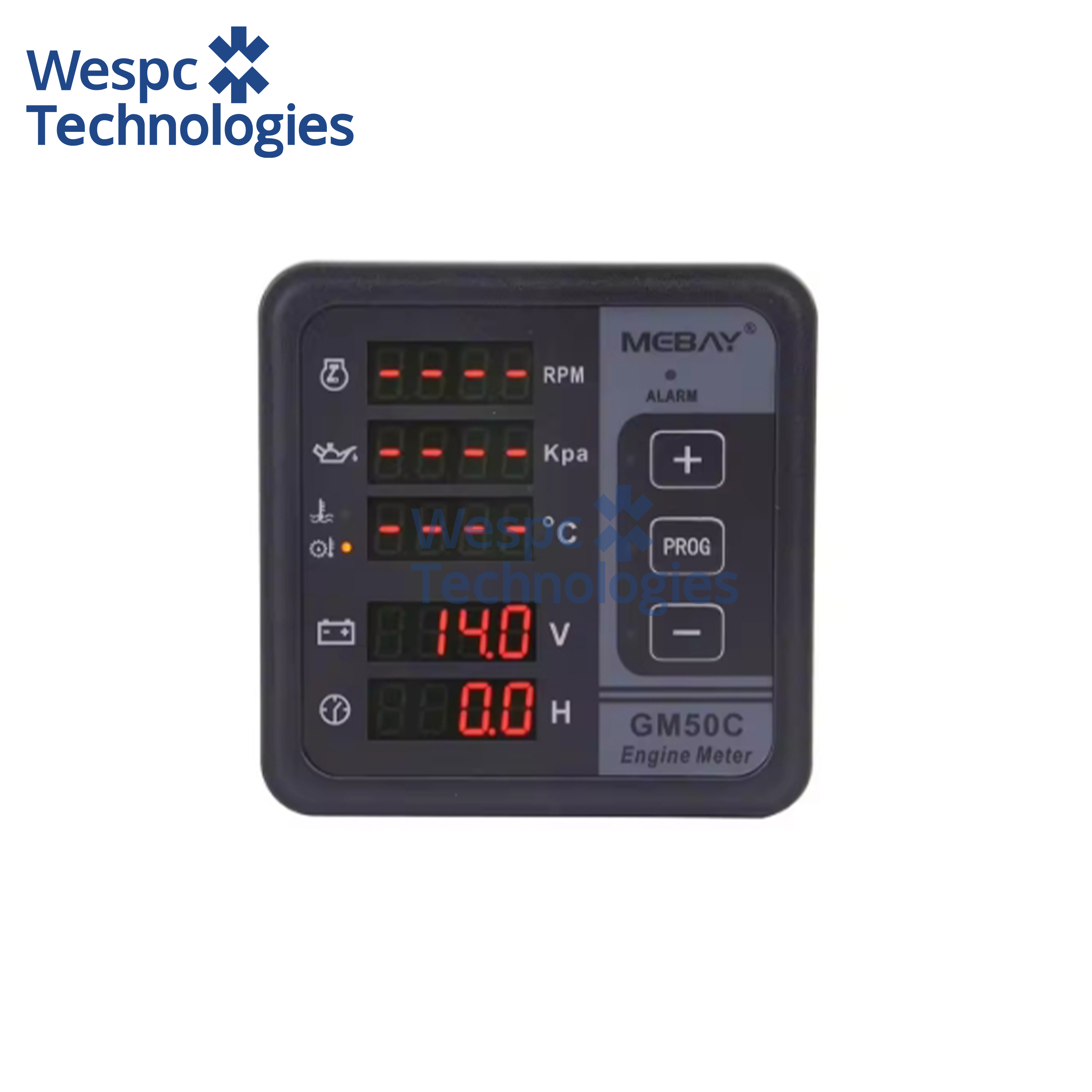 WESPC Original Mebay GM50CR Engine Digital Display Multifunction Meter