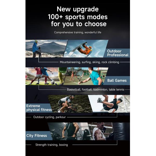 V99 Men Smart Watch 1.85 Inch Screen Sports Mode Smart Watch With Weather Forecast