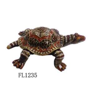 Wholesale Turtle Hinged Trinket Box